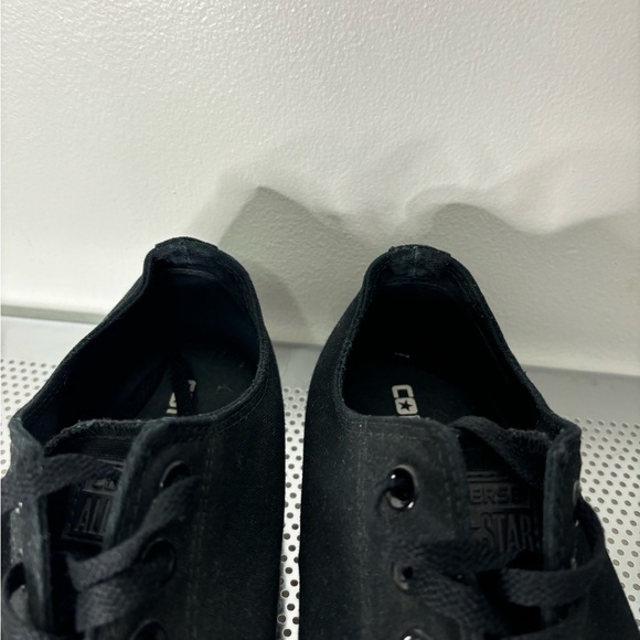 Converse All Star Chuck Taylor Low Top Black Monochrome Size M 10 / W 12 - Picture 8 of 10